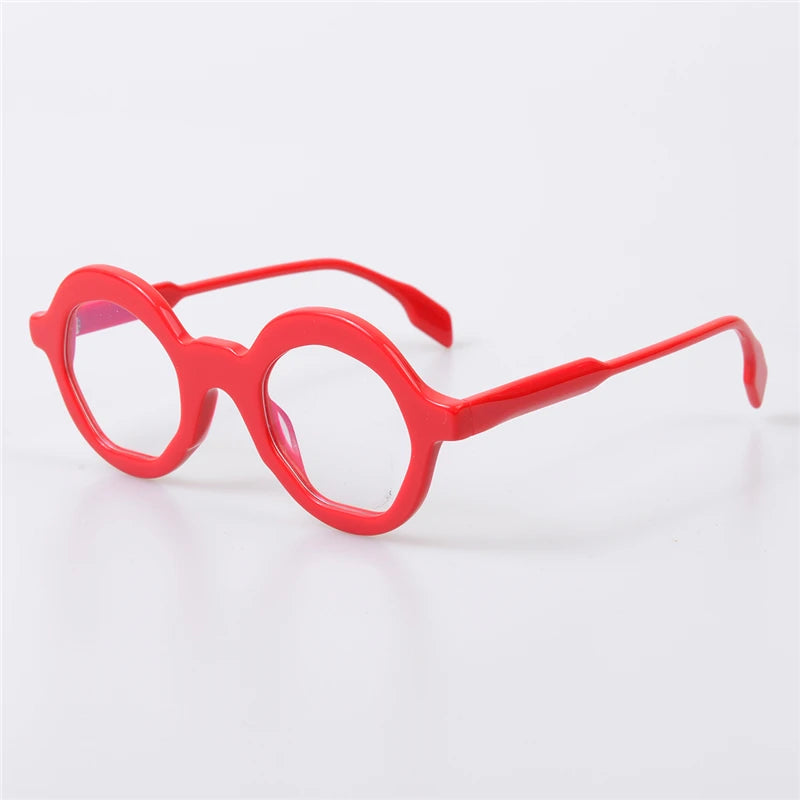 Acetate Colorful Round Eyeglass Frames Men Glasses Women Prescription Glasses Eye Glasses Frames for Men Bijziendheid Bril Heren