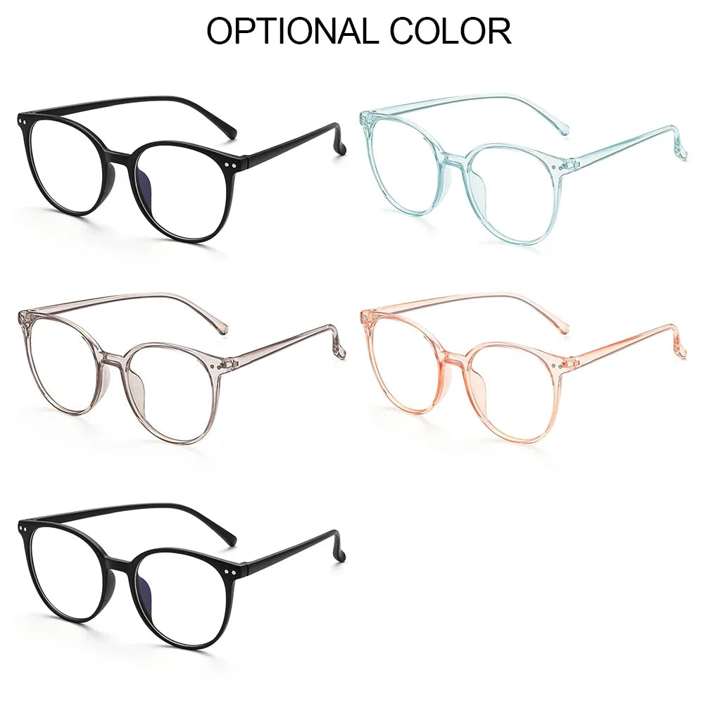 Blue Light Glasses PC Frame Resin Lens Anti Blue Light Blocking Radiation Sunglasses Unisex Trend Clear Lenses Computer Glasses