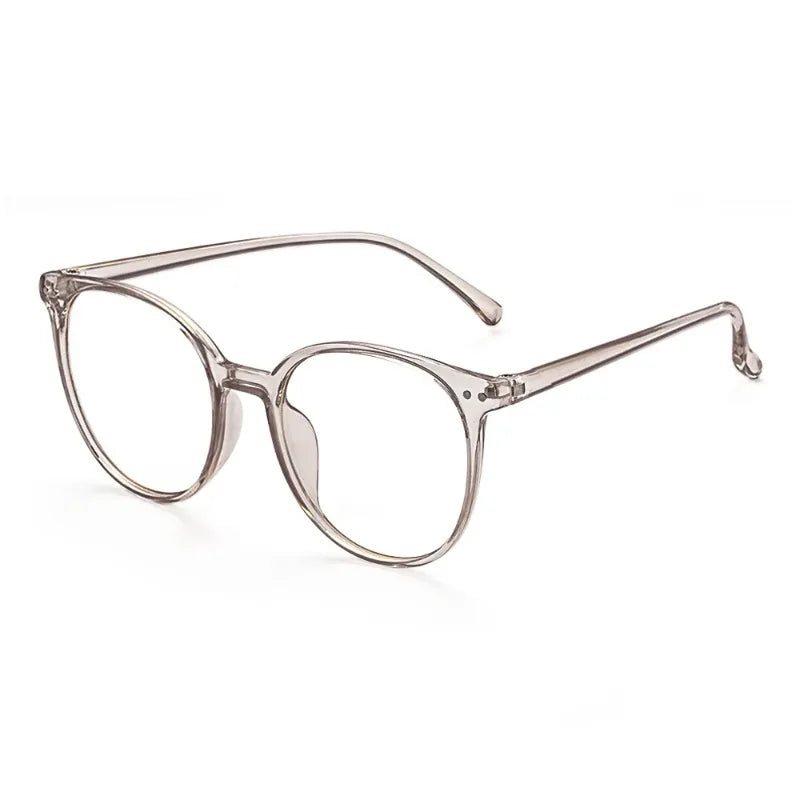 Blue Light Glasses Women PC Frame Resin Lens Anti Blue Light Blocking Radiation Trend Clear Lenses Transparent Optical Spectacle