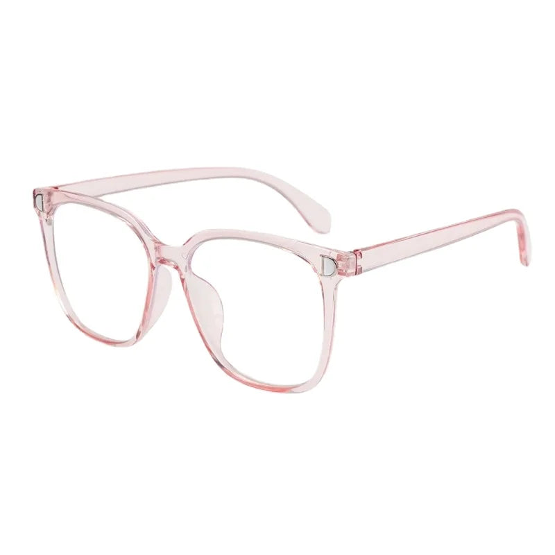 Blue Light Glasses Women PC Frame Resin Lens Anti Blue Light Blocking Radiation Trend Clear Lenses Transparent Optical Spectacle