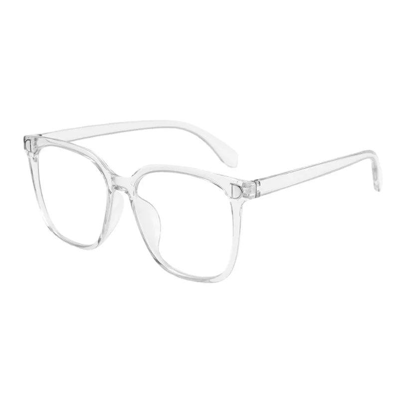 Blue Light Glasses Women PC Frame Resin Lens Anti Blue Light Blocking Radiation Trend Clear Lenses Transparent Optical Spectacle