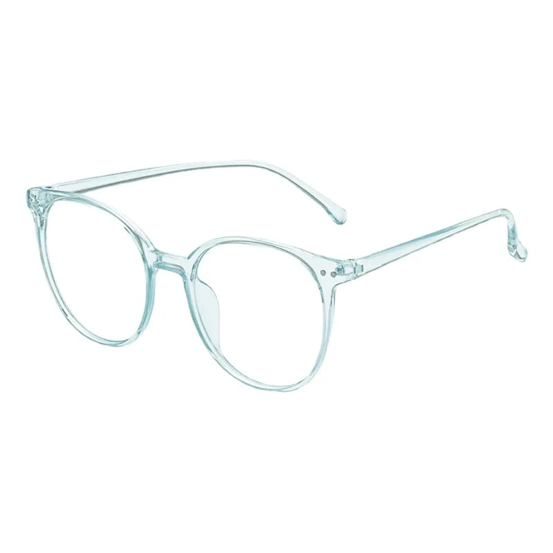 Blue Light Glasses Women PC Frame Resin Lens Anti Blue Light Blocking Radiation Trend Clear Lenses Transparent Optical Spectacle
