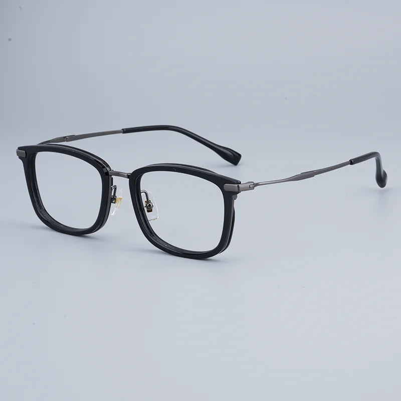 Classical Stylish  Square Glasses Frames Men Aesthetic Sunglasses Women Luxury Titanium Eyewear  Color Lenses Eyeglasses