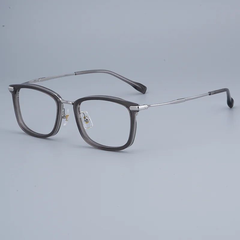 Classical Stylish  Square Glasses Frames Men Aesthetic Sunglasses Women Luxury Titanium Eyewear  Color Lenses Eyeglasses