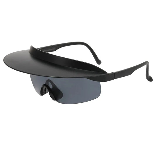 Cycling Sunglasses Men Outdoor Sport Riding Windshield Goggles with Sun Visor Women Camping Hiking Shades Eyewear UV400 Protect