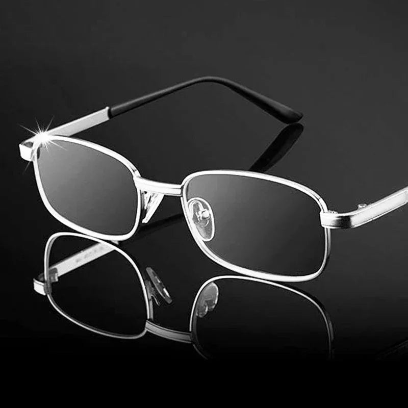 Design Reading Glasses, Men's Women's Full-frame Alloy, Clear HD Lenses, Reading Glasses, Scratch Resistant +0--+400