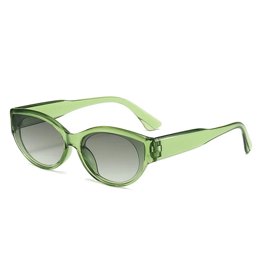 Personality Sunscreen Tourism Cycling Sun Glasses Luxury Designer Sunglasses for Women Vintage Hip-hop Oval Sunglasses