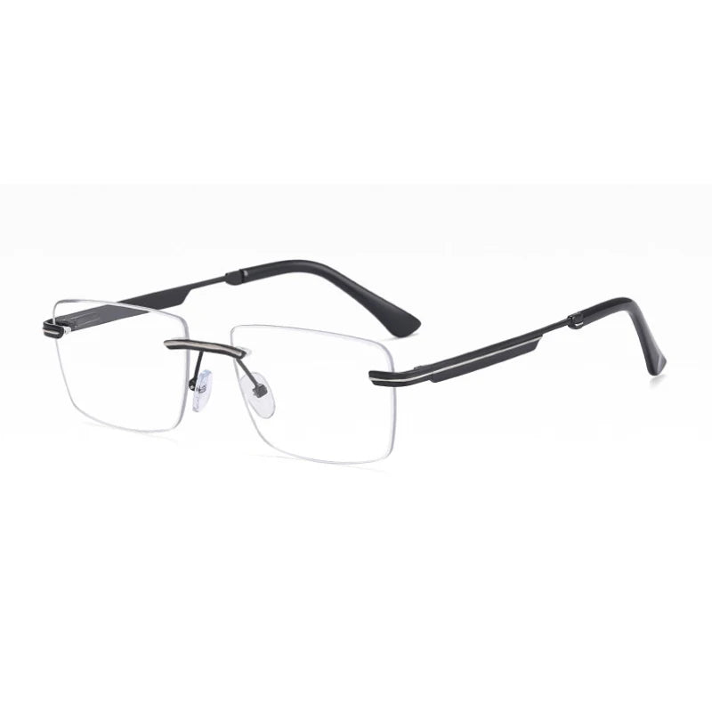 Titanium Rimless Eyeglasses Frame Brand designer Men Glasses Reading Glasses Optical Prescpriton Lenses Glasses