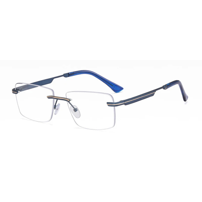 Titanium Rimless Eyeglasses Frame Brand designer Men Glasses Reading Glasses Optical Prescpriton Lenses Glasses