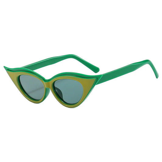 Versatile Outdoor Sunshade Sunglasses New Personalized Cat Eye UV Resistant Sunglasses Street Photography Sun Glasses