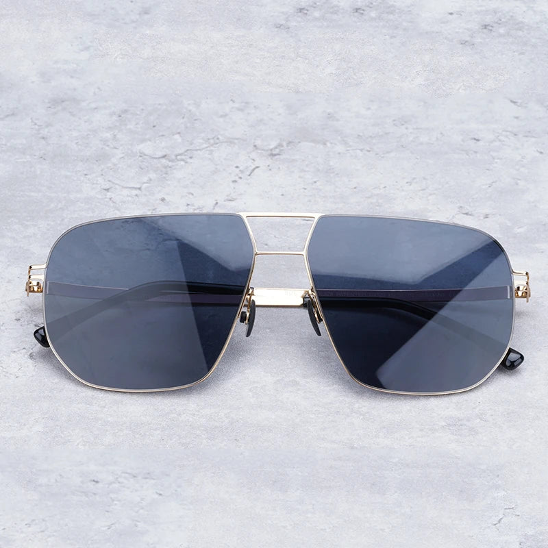 Germany Brand Designer Sunglasses Men Woman Sun Glasses Trendy Light Stainless Steel Sunglasses Tinted Sunglasses