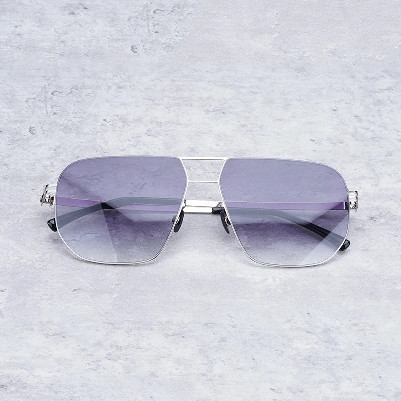 Germany Brand Designer Sunglasses Men Woman Sun Glasses Trendy Light Stainless Steel Sunglasses Tinted Sunglasses