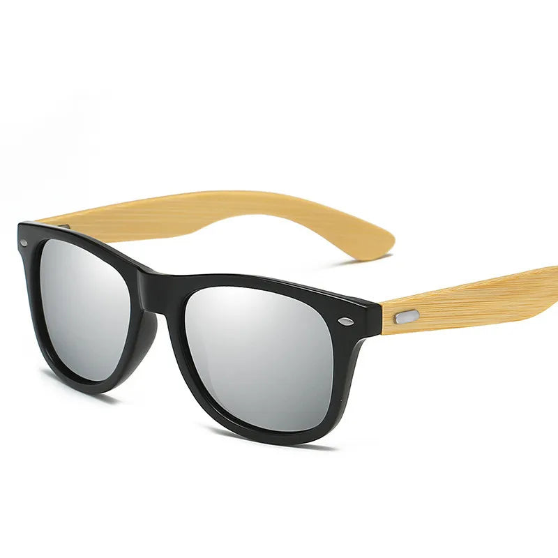 Luxury Designer Wooden Bamboo Sunglasses Classic Male Driving Riding UV400 Sports Sun Glasses Men Eyewear Eyeglasses