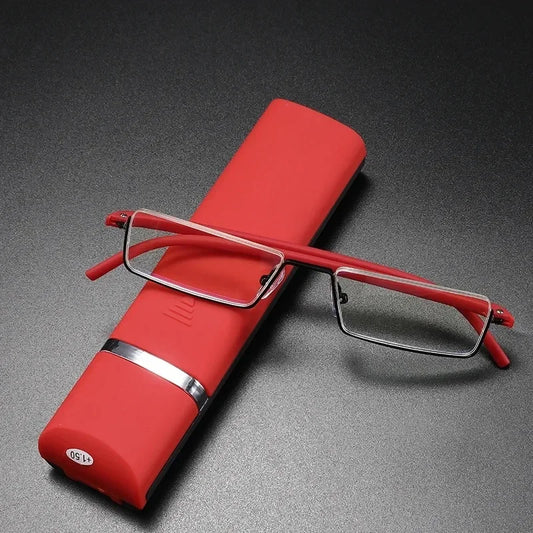 New TR90 Presbyopic Glasses Man Blue Light Reading Glasses Men Metal Square Glasses For Sight Plus Lenses +1.75+2.25+2.75