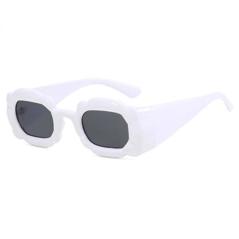 Outdoor Travel Sunscreen PC Sun Glasses Women Hip Hop Candy Show Sunglasses gg 2024 New Petal Y2K Designer Sunglasses