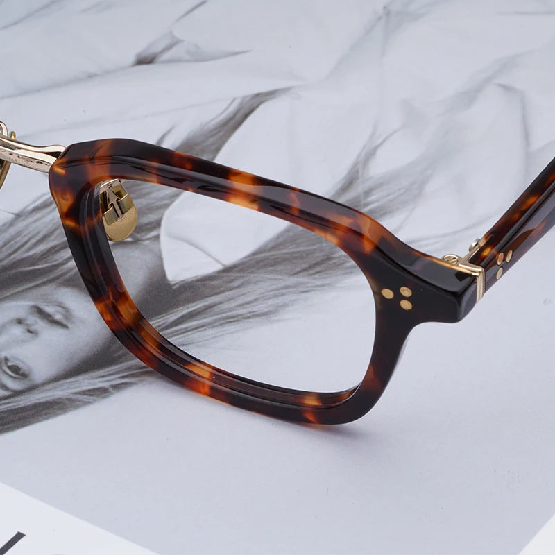 Retro Myopia Glasses Women Japanese Acetate Glasses Frame Men  Round Glasses Prescription Glasses Reading Glasses Women 785