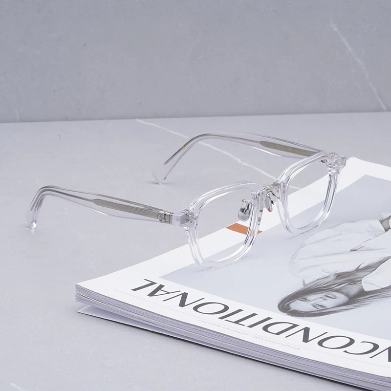 Retro Myopia Glasses Women Japanese Acetate Glasses Frame Men  Round Glasses Prescription Glasses Reading Glasses Women 785