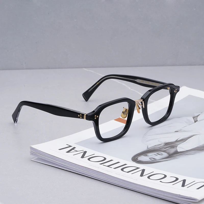 Retro Myopia Glasses Women Japanese Acetate Glasses Frame Men  Round Glasses Prescription Glasses Reading Glasses Women 785