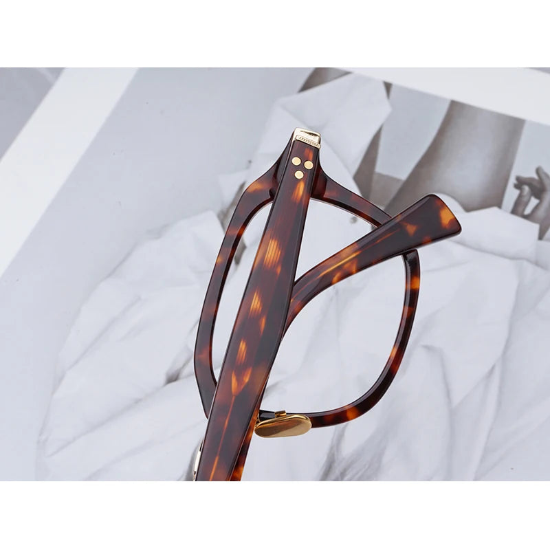 Retro Myopia Glasses Women Japanese Acetate Glasses Frame Men  Round Glasses Prescription Glasses Reading Glasses Women 785
