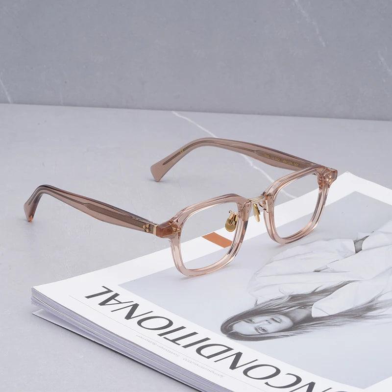 Retro Myopia Glasses Women Japanese Acetate Glasses Frame Men  Round Glasses Prescription Glasses Reading Glasses Women 785