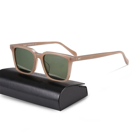 Square Sunglasses Men Polarizd Glassees Acetate Resin Lens Fishing Eyeglasses Trend Driving Eyewear Shades for Women