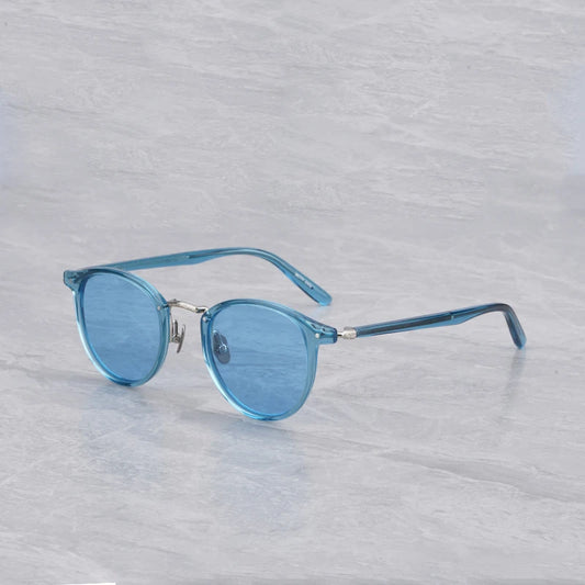 Sunglasses for Women Mens Sunglasses Blue Acetate Titanium Sun Glasses Yellow Japan Green Frame Woman Sunglases Polarized Plus