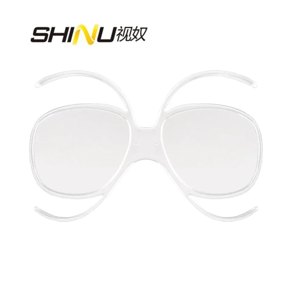 TR90 Ski Goggles Glasses Myopia Frame Skiing Snowboard Eyeglasses Adapter Myopia Frame can with prescription lenses customized