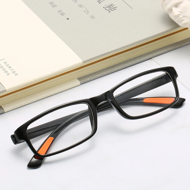 TR90 Ultralight Full Frame Reading Glasses Men Women Retro Clear Flexible Presbyopic Glasses Magnifying Cheap gafas Brown Black