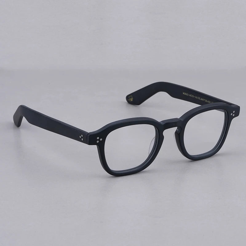 Vintage Acetate Eyeglasses for Woman Men Prescription Optical Eye Glasses for Computer Myopia Momza Clear Glasses Women