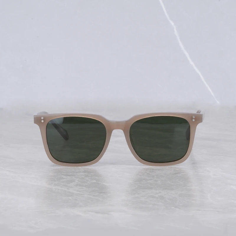 Vintage Sunglasses Women 2022 Matte Black Acetate Frame Retro Men Polarized Sunglasses UV Protection Sunglasses for Men