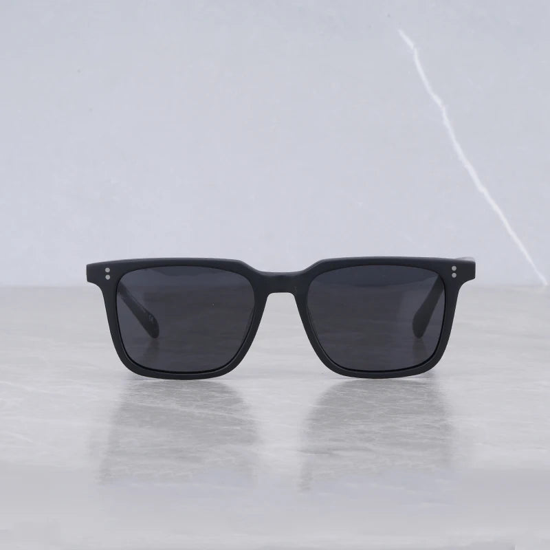 Vintage Sunglasses Women 2022 Matte Black Acetate Frame Retro Men Polarized Sunglasses UV Protection Sunglasses for Men