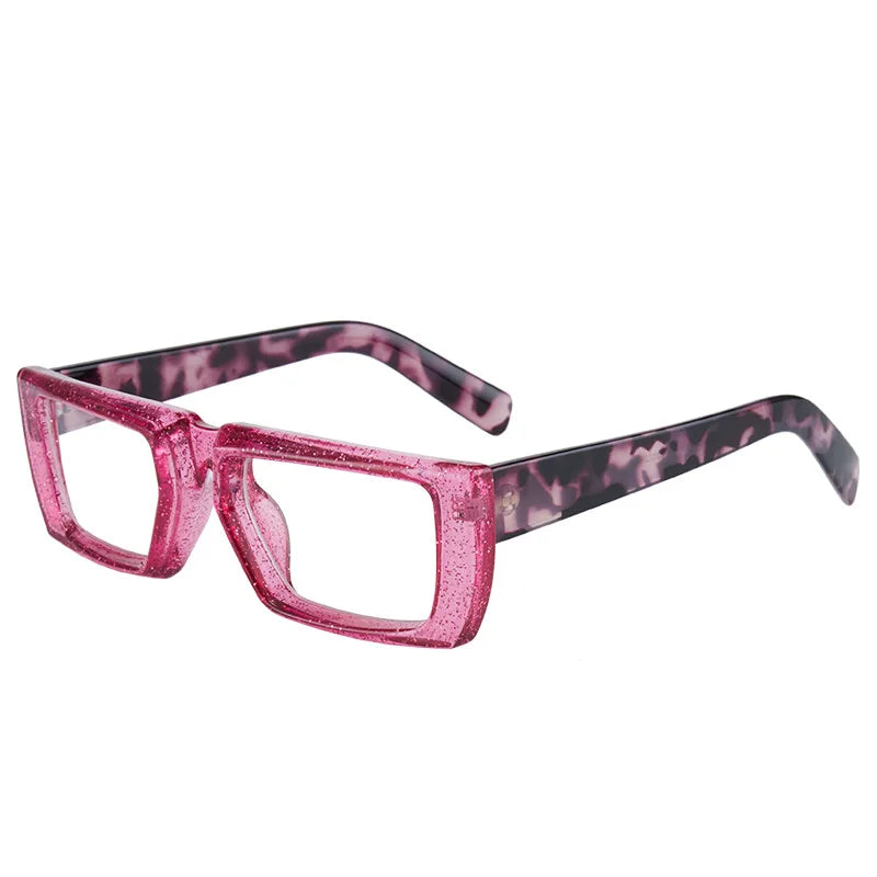 Wholesale of Euro US Flat Lenses for Men and Women Retro Trendy Anti Blue Light Square Glasses Frames Shauna Eyeglasses
