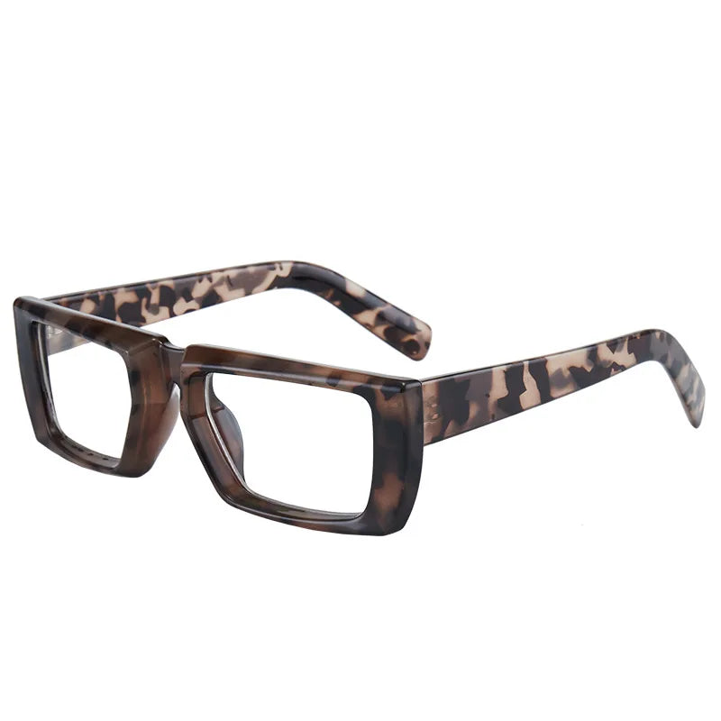 Wholesale of Euro US Flat Lenses for Men and Women Retro Trendy Anti Blue Light Square Glasses Frames Shauna Eyeglasses