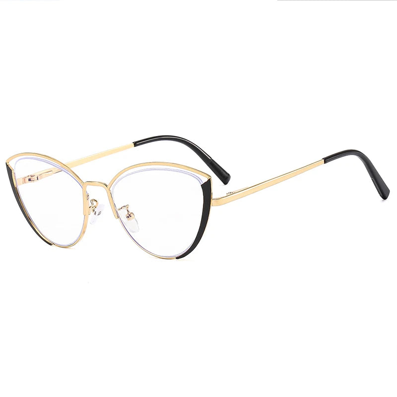 XJiea Luxury Brand Designer Eyeglasses Frames Women Anti-Blue Light Lenses High Quality Myopia Hyperopia Glasses