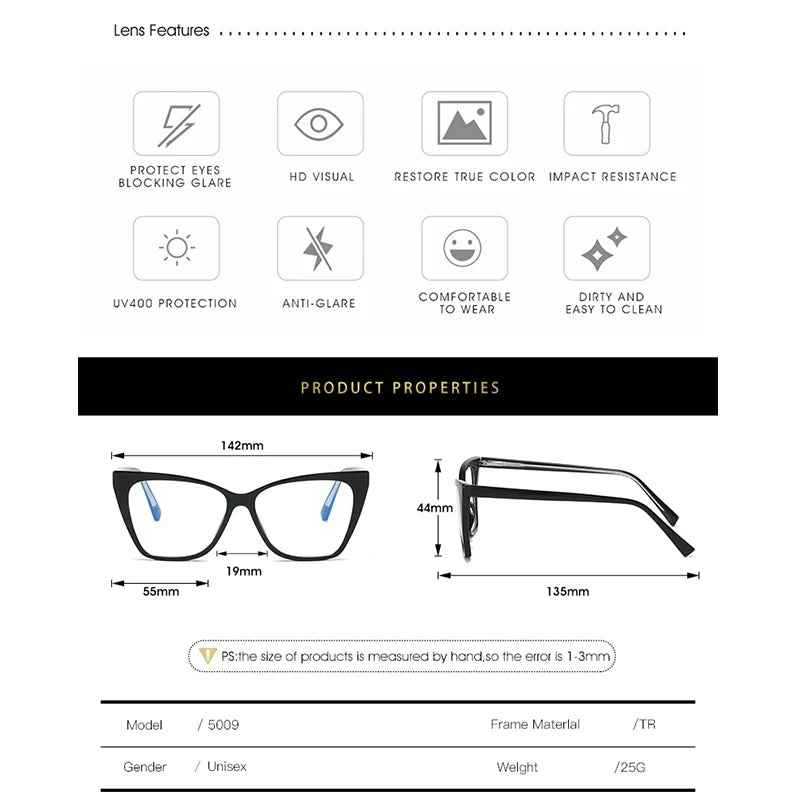 XJiea Luxury Brand Myopia Women Glasses Frame Designer Stitching Color Optical Eyewear Anti-blue Light Lenses Eyeglasses