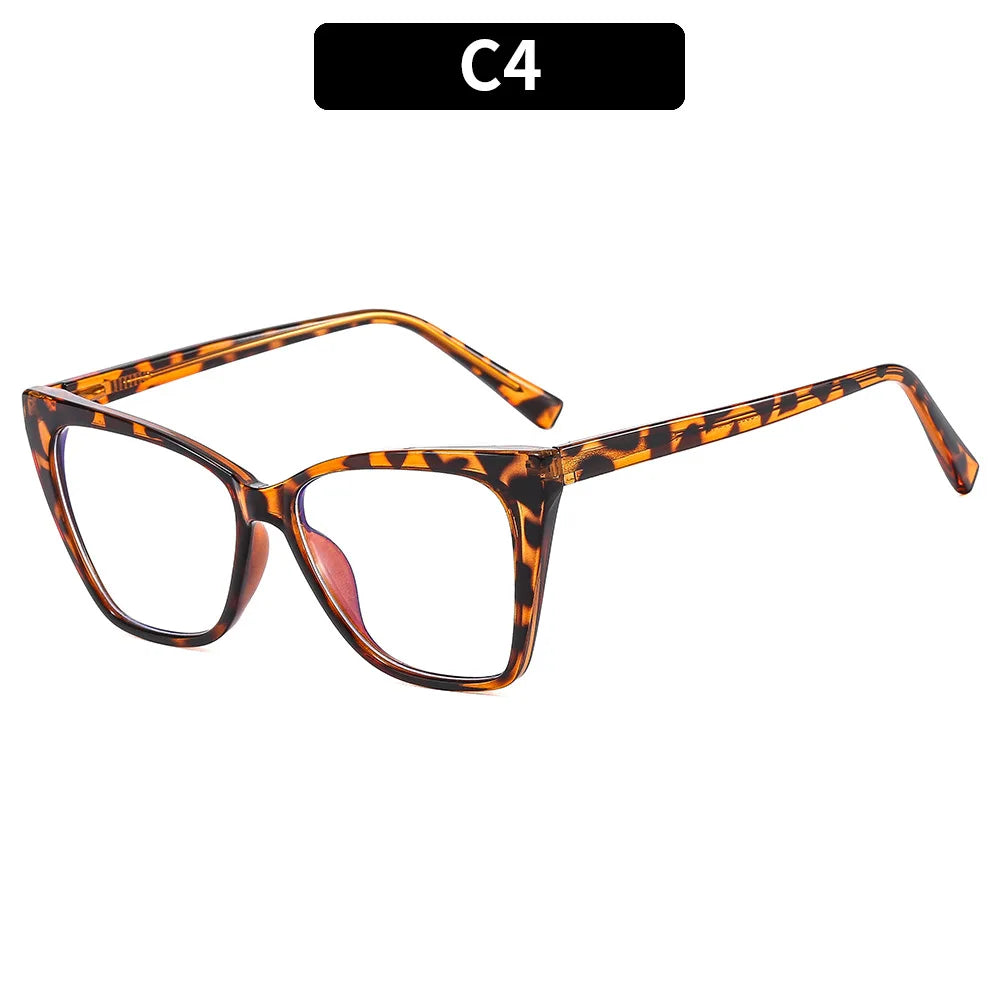 XJiea Luxury Brand Myopia Women Glasses Frame Designer Stitching Color Optical Eyewear Anti-blue Light Lenses Eyeglasses