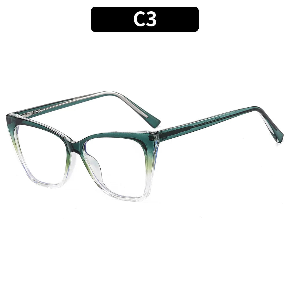 XJiea Luxury Brand Myopia Women Glasses Frame Designer Stitching Color Optical Eyewear Anti-blue Light Lenses Eyeglasses
