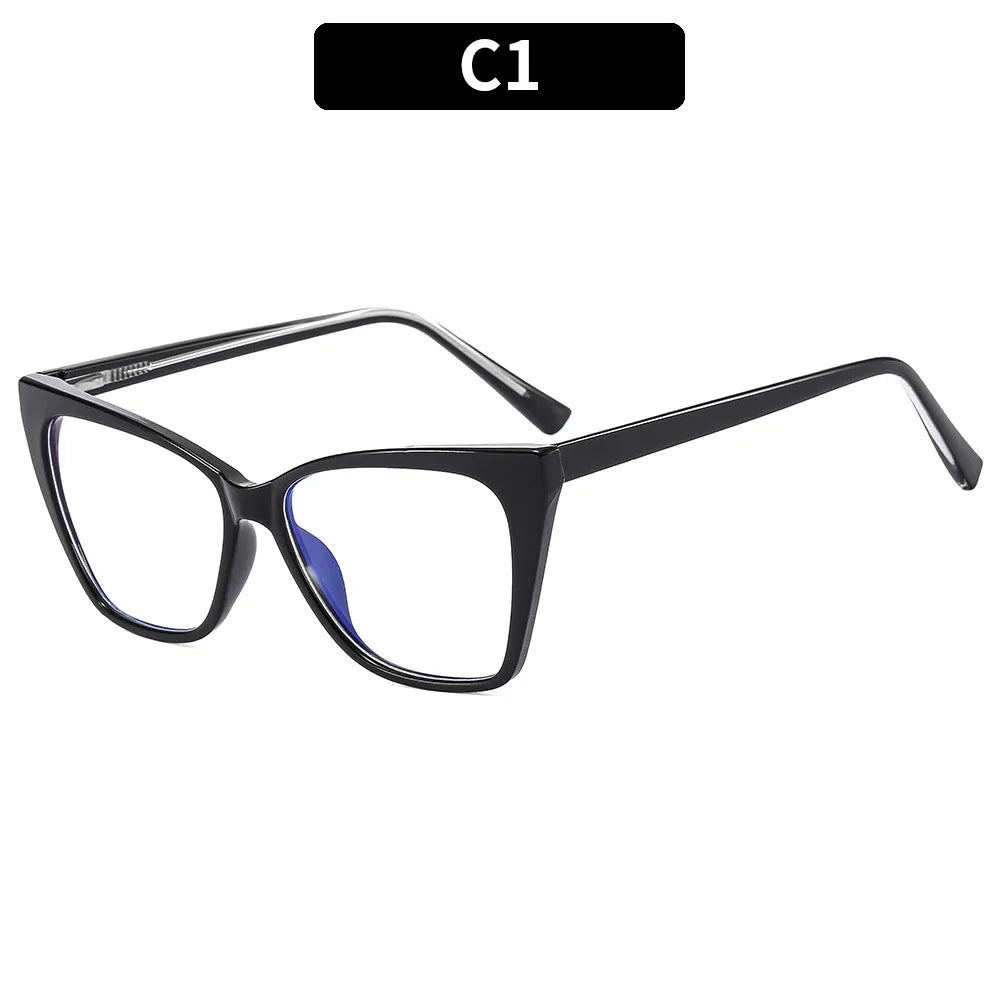 XJiea Luxury Brand Myopia Women Glasses Frame Designer Stitching Color Optical Eyewear Anti-blue Light Lenses Eyeglasses