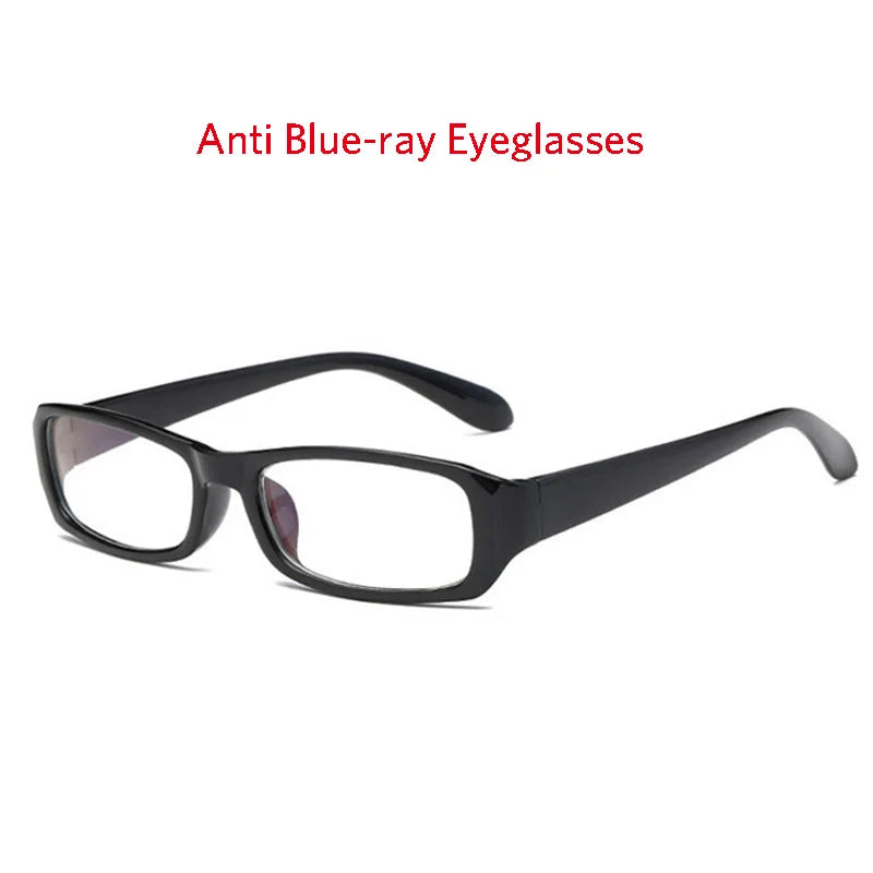 seemfly Pink Vintage Myopic Glasses Women Men Myopia Eyeglasses Black Frame Anti Blue-ray Ultra Light Short Sight Lenses Eyewear