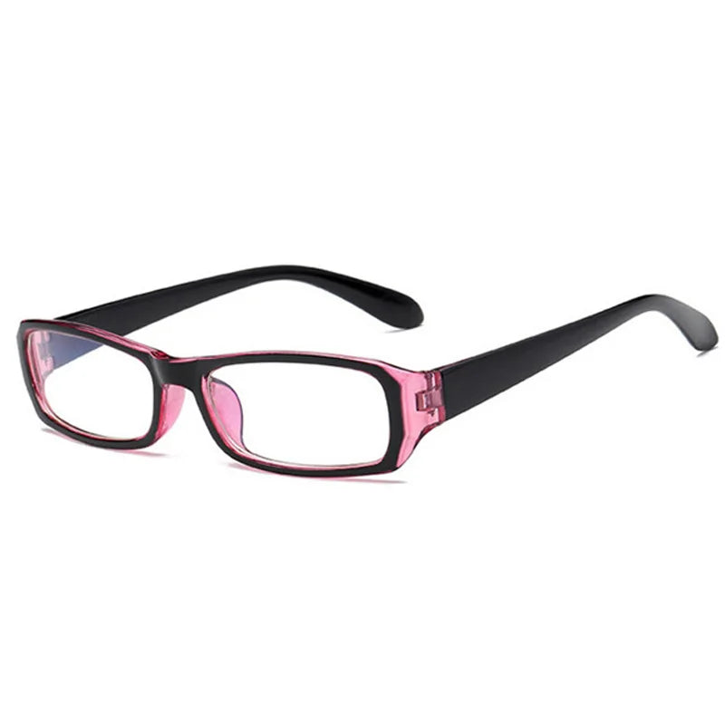 seemfly Pink Vintage Myopic Glasses Women Men Myopia Eyeglasses Black Frame Anti Blue-ray Ultra Light Short Sight Lenses Eyewear