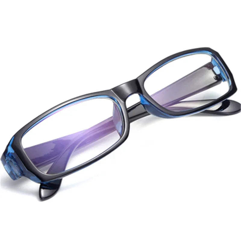 seemfly Pink Vintage Myopic Glasses Women Men Myopia Eyeglasses Black Frame Anti Blue-ray Ultra Light Short Sight Lenses Eyewear